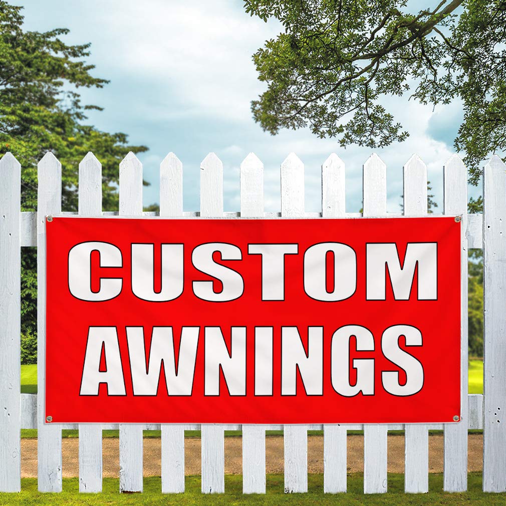 Custom Vinyl Banner 48x96 Inches - Weatherproof Outdoor Sign with 8 Grommets for Business, Home Remodeling, Yard & Industrial Use | Multiple Sizes Available