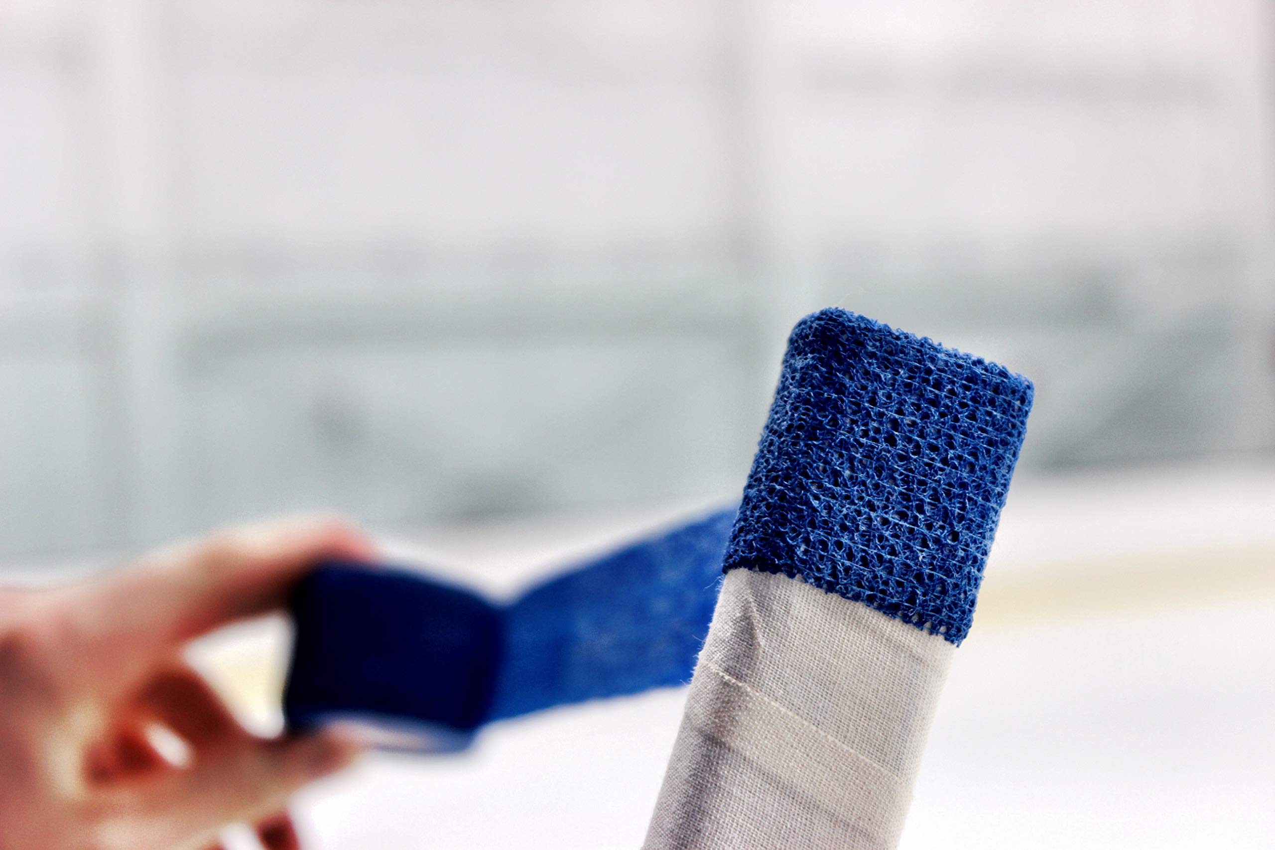 Howies Hockey Tape - 12 Pack Blue Stretchy Grip Hockey Stick Tape for Enhanced Control & Durability | Perfect for Ice Hockey, Street Hockey & Stick Handling Practice