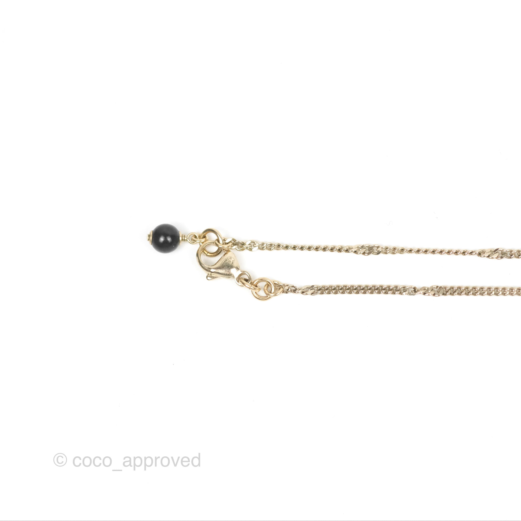 Chanel CC Star Yellow Rhinestone Necklace Gold Tone 21S - Elegant Fashion Jewelry for Women, Perfect for Parties, Weddings & Special Occasions