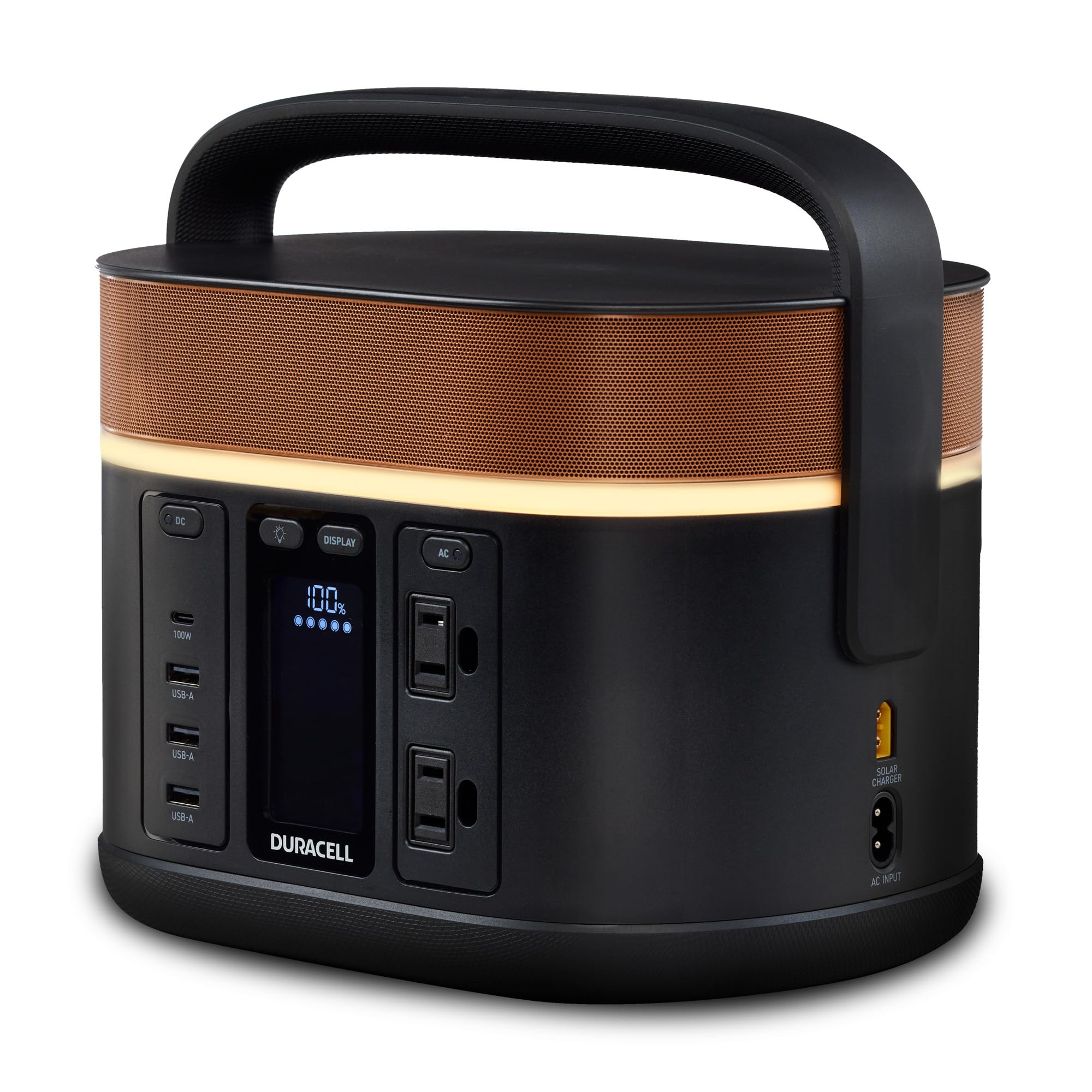 Duracell 350W Portable Power Station with Lithium Battery - Solar Generator for Camping, Outdoor Adventures & Emergency Power Backup (Solar Panel Sold Separately) | Perfect for RV Trips, Home Emergencies & Off-Grid Living