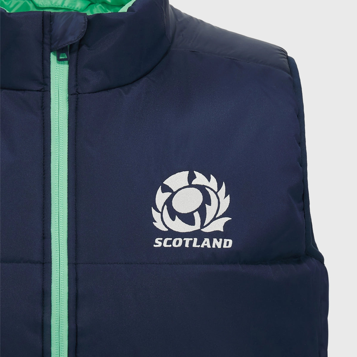 Scotland Rugby Macron Gilet Vest - Navy Blue Training & Match Wear for Rugby Fans & Players