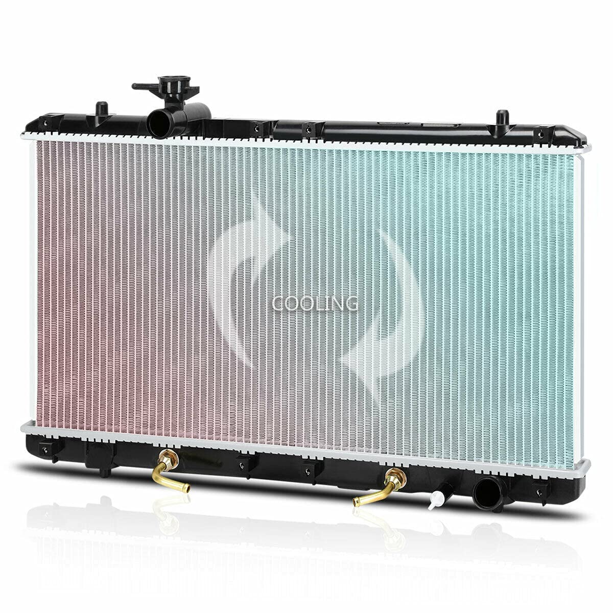 High-Performance Aluminum OE Style Cooling Radiator for 2002-2007 Suzuki Aerio Sedan & 2002-2006 Aerio Wagon 2.0L/2.3L AT - DPI-2451 - Perfect for Engine Overheating Prevention & Long-Distance Driving