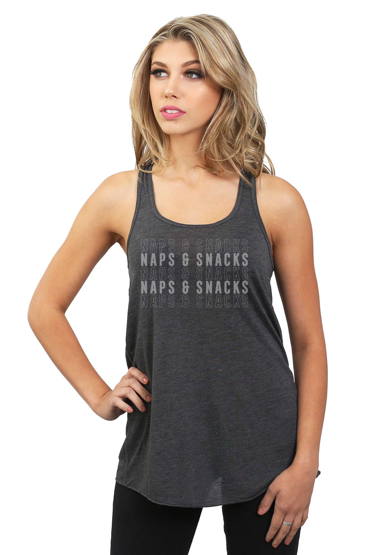 Women's Sleeveless Flowy Racerback Yoga Tank Top for Workouts - Breathable Athletic Shirt for Gym, Running & Lounge Wear