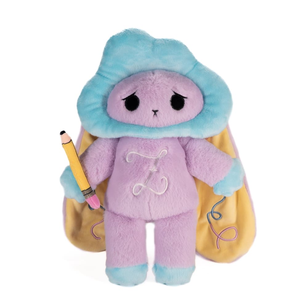 Plushie Dreadfuls Overthinking Bunny - Soft Stuffed Animal Toy for Anxiety Relief & Emotional Support | Cute Stress Relief Plush for Adults & Kids | Perfect for Therapy, Gifts, and Comfort