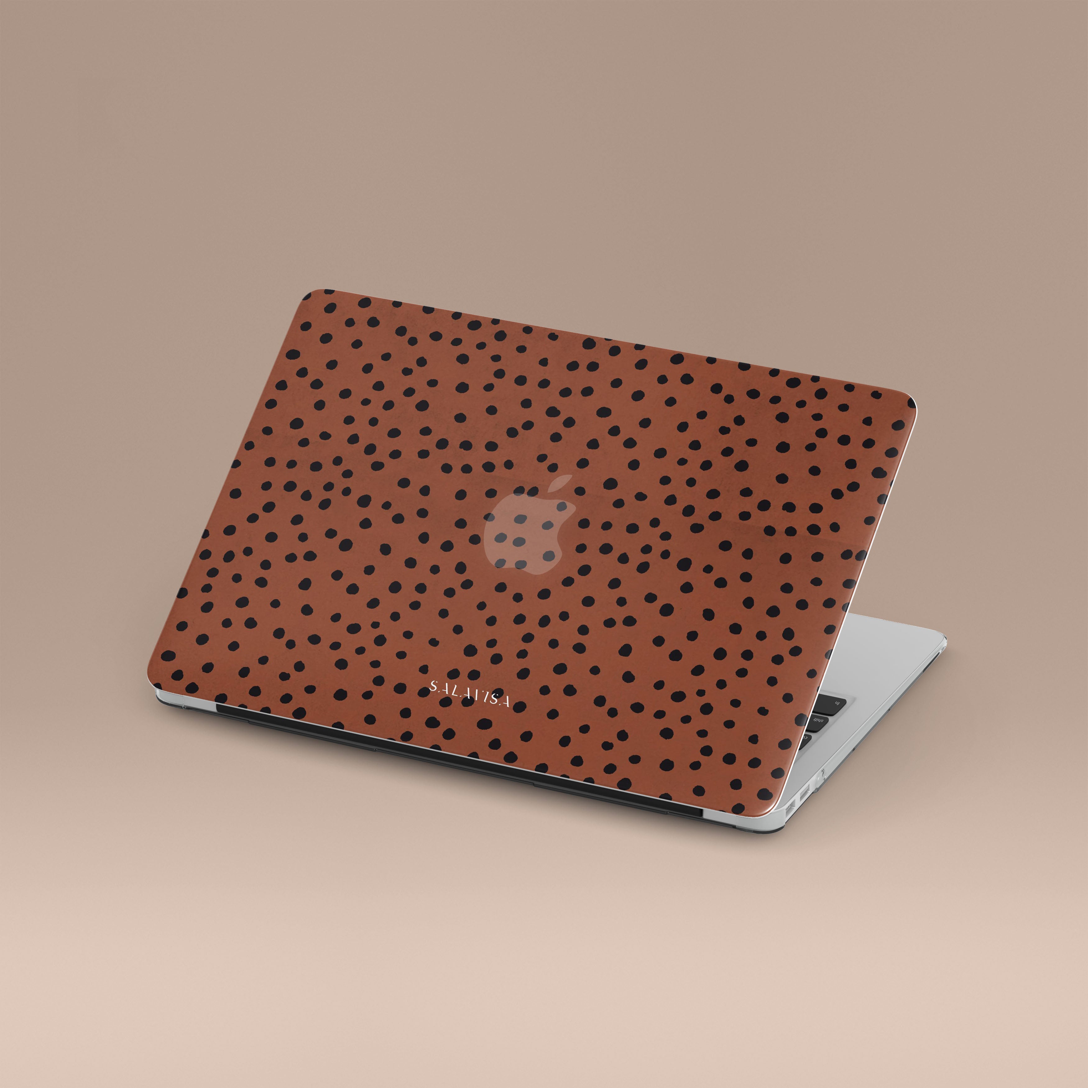 Orange Polka Dots MacBook Case - Stylish Protective Cover for MacBook Air/Pro 13 14 15 16 Inch - Cute Durable Laptop Sleeve for Work, School & Travel
