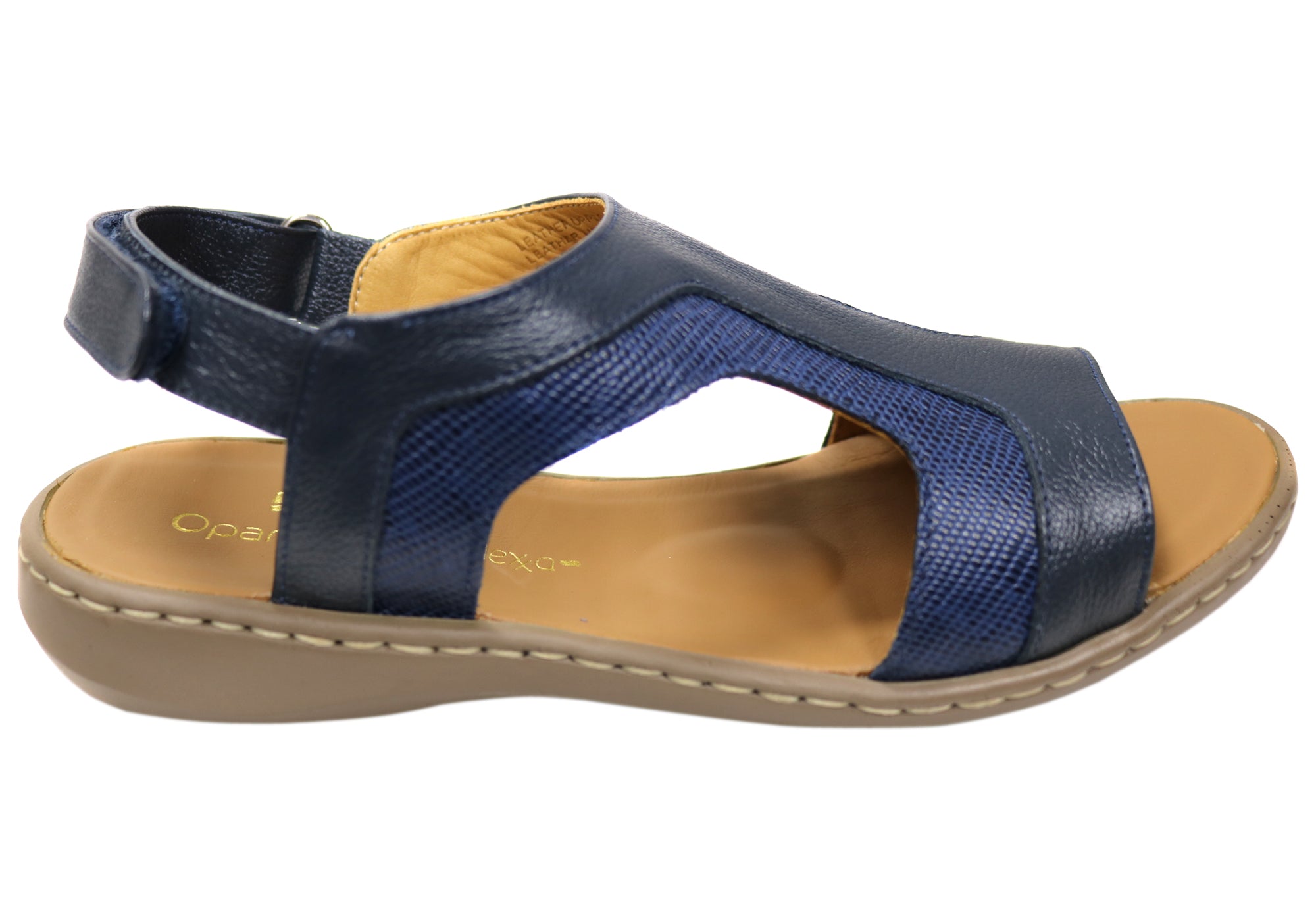 Opananken Dallas Women's Comfortable Brazilian Leather Sandals - Stylish & Supportive Summer Sandals for Walking, Travel & Beach Vacations