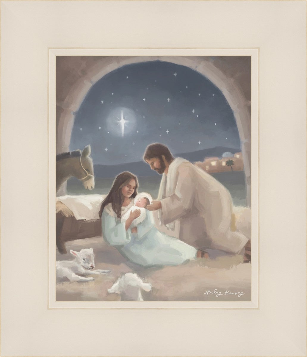 Behold Him By Hailey Kinsey - Inspirational Christian Wall Art for Home & Church Decor | Perfect for Living Room, Bedroom & Office