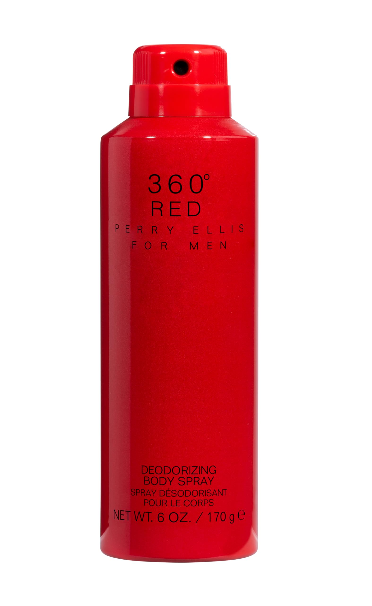 Perry Ellis 360° Red Men's Body Spray Cologne - Long Lasting Fresh Fragrance for Daily Use, Work & Special Occasions