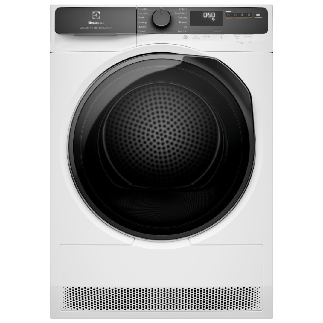 Electrolux 8kg UltimateCare 500 Heat Pump Dryer EDH803P5WC - Energy Efficient Laundry Solution for Small Homes & Apartments