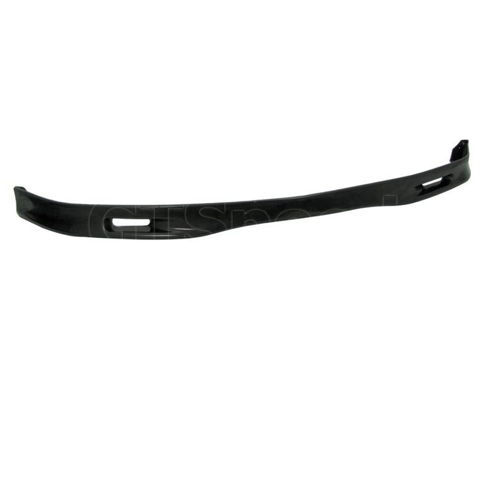GT-Speed SPN Style PU Front Bumper Lip Spoiler for 1999-2000 Honda Civic - Black Polyurethane Replacement Lip | Enhances Aerodynamics & Sporty Look for Street Racing & Car Shows