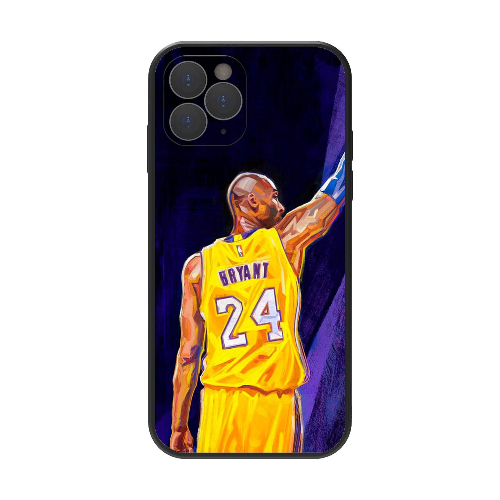 iPhone 11 Pro Max Case - Soft Silicone Protective Thin Cover with Kobe Design for Basketball Fans | Durable Shockproof Phone Case for iPhone 11 Pro Max | Perfect for Sports, Gym & Daily Use