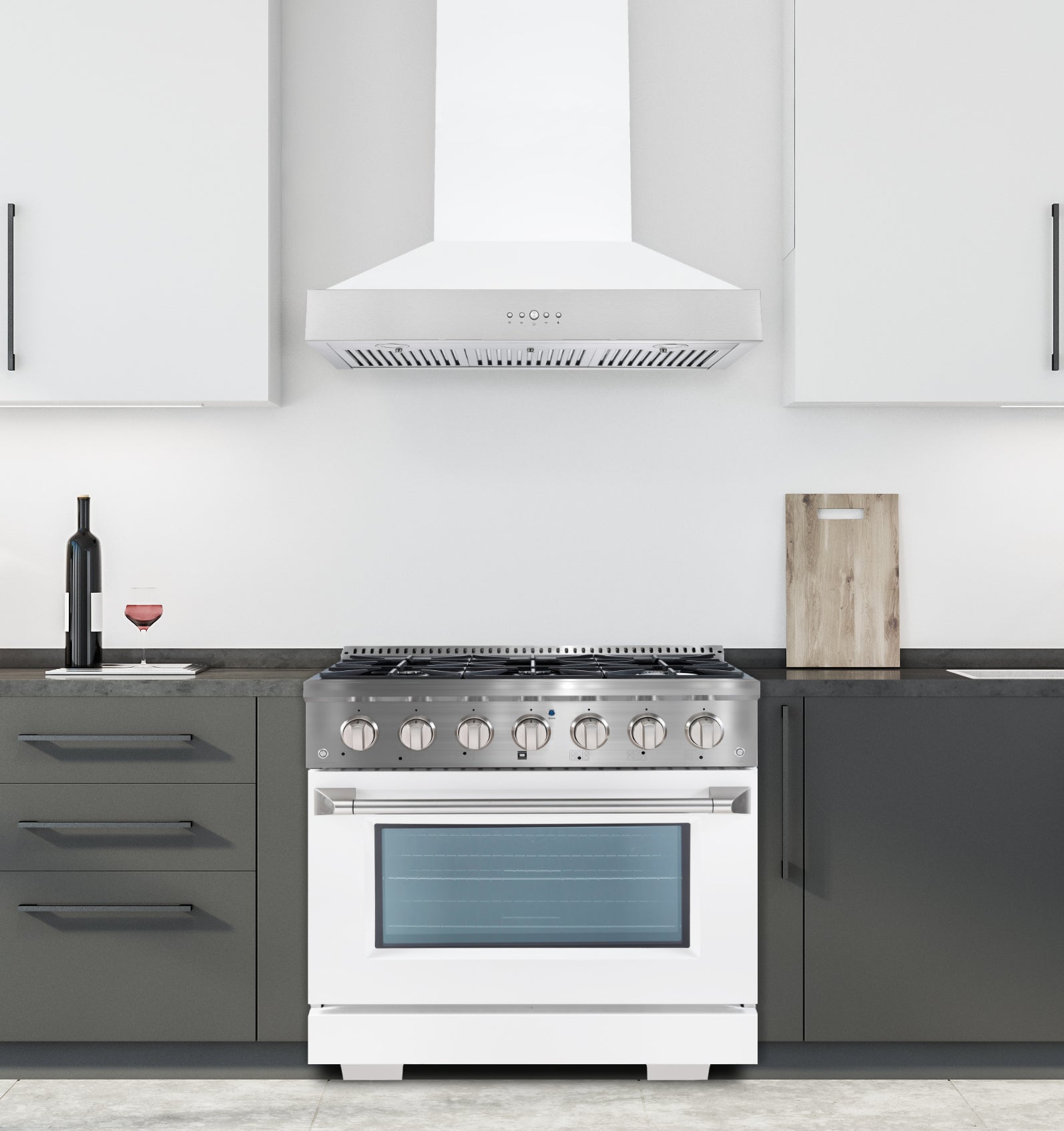 Ancona 2-Piece Kitchen Appliance Set - 36