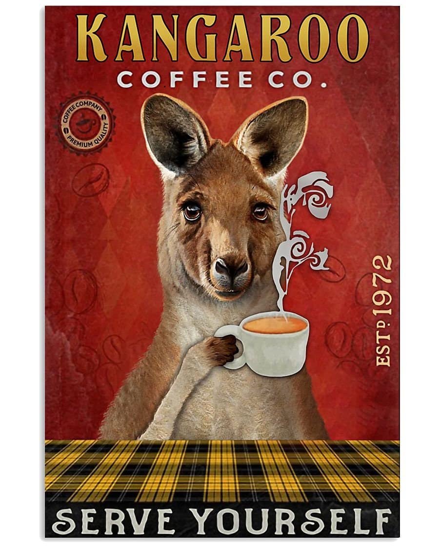 300-Piece Wooden Jigsaw Puzzle - Kangaroo Coffee Co Puzzle for Adults & Kids, Educational Brain Teaser Toy, Fun Family Game, Perfect Gift for Puzzle Lovers - Ideal for Home Decor, Party Games & Cognitive Development Activities