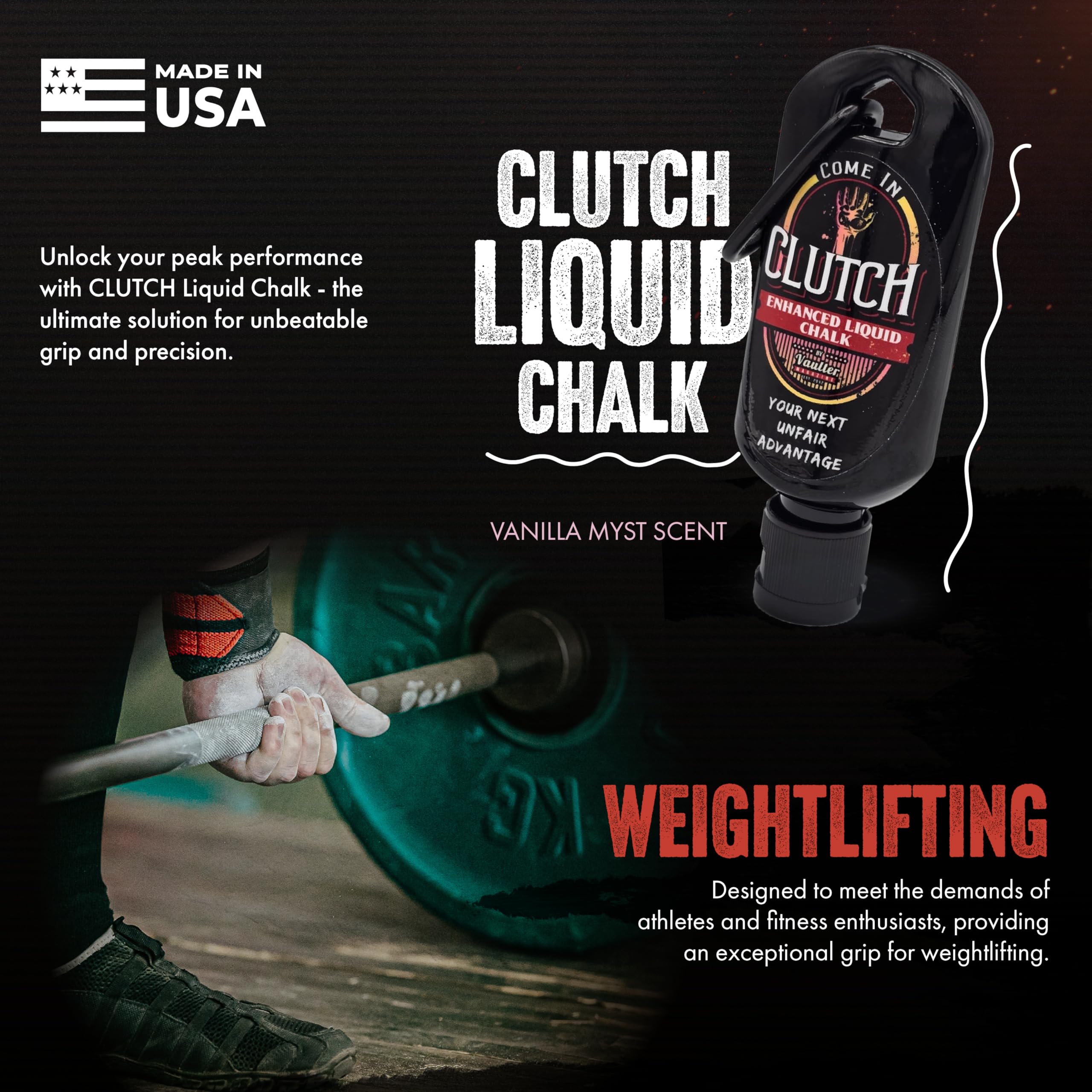STYK Vaulter Magazine - Premium Liquid Chalk for Weightlifting, Gymnastics & Rock Climbing | No Mess Grip Enhancer | Ideal for CrossFit, Bodybuilding & Pole Vault | Perfect for Gym, Outdoor Training & Competitive Sports