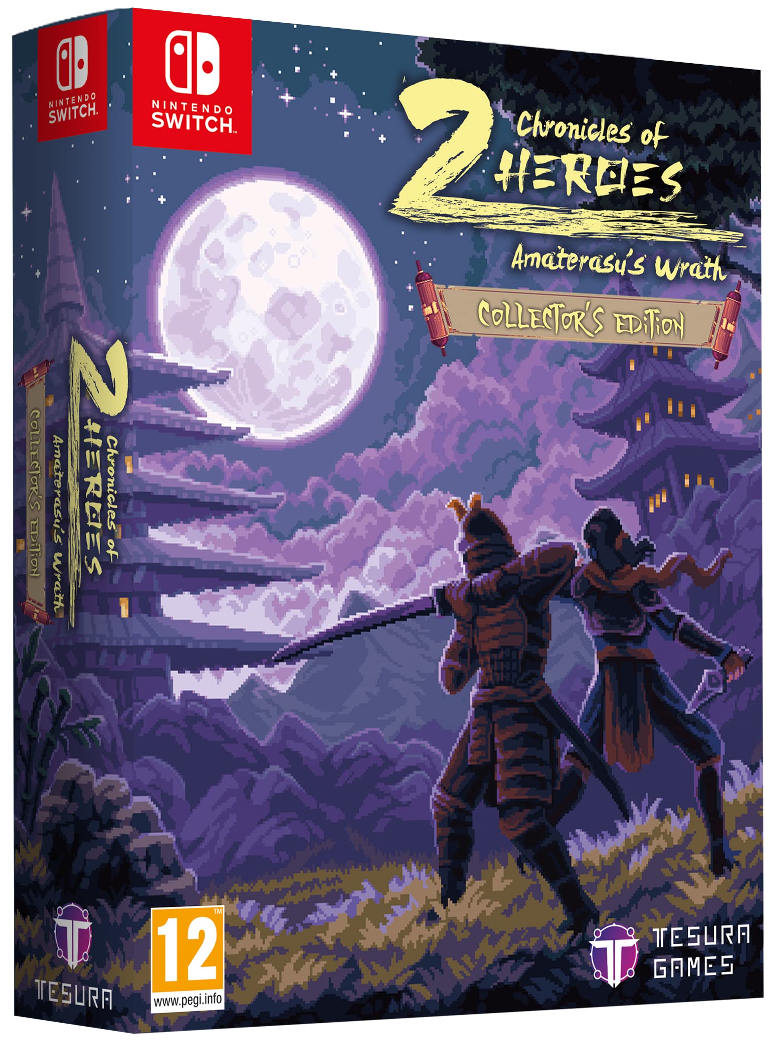 Tesura Games 2 Heroes: Amaterasu's Wrath - Nintendo Switch Collector's Edition for Adventure Gaming