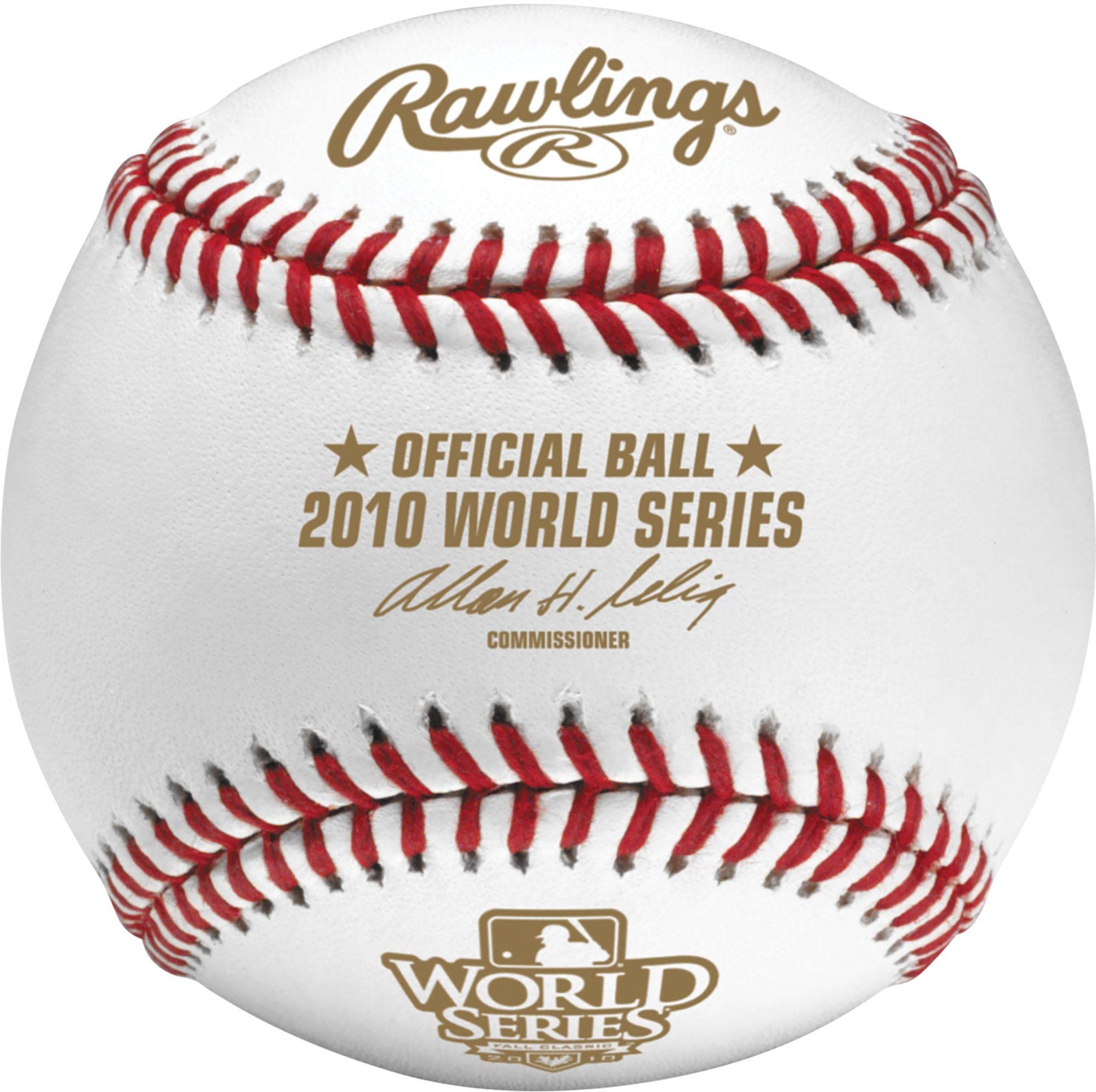 2010 MLB World Series Official Rawlings Boxed Baseball - Authentic MLB Game Ball for Collectors & Fans - Perfect for Memorabilia, Display & Sports Enthusiasts