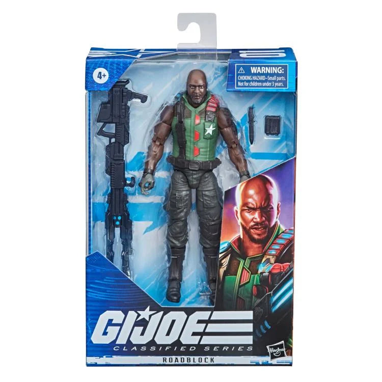 G.I. Joe Classified Series Roadblock Action Figure - 6-Inch Collectible Military Toy with Accessories | Perfect for Display, Play & G.I. Joe Fans Collection