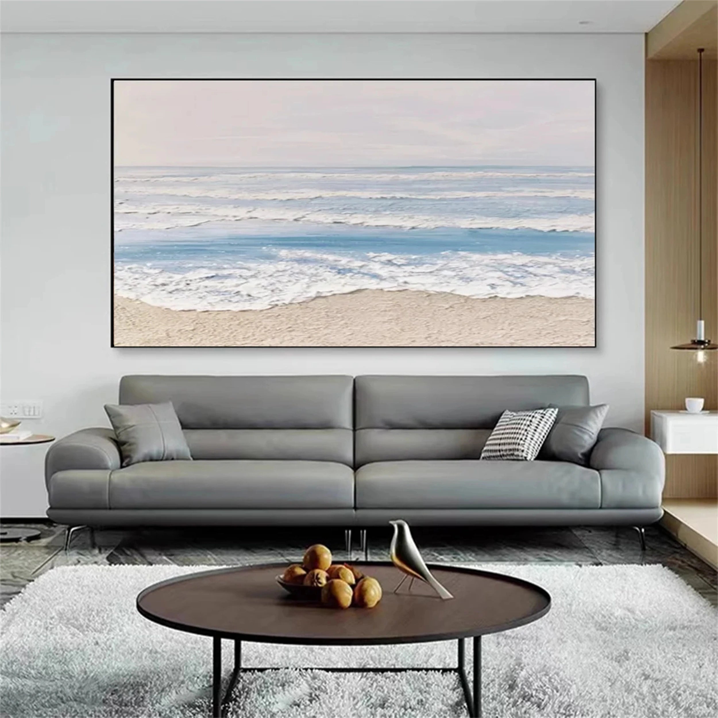 Ocean and Sky Painting #OS085 - Stunning Coastal Wall Art for Living Room, Bedroom & Office Decor