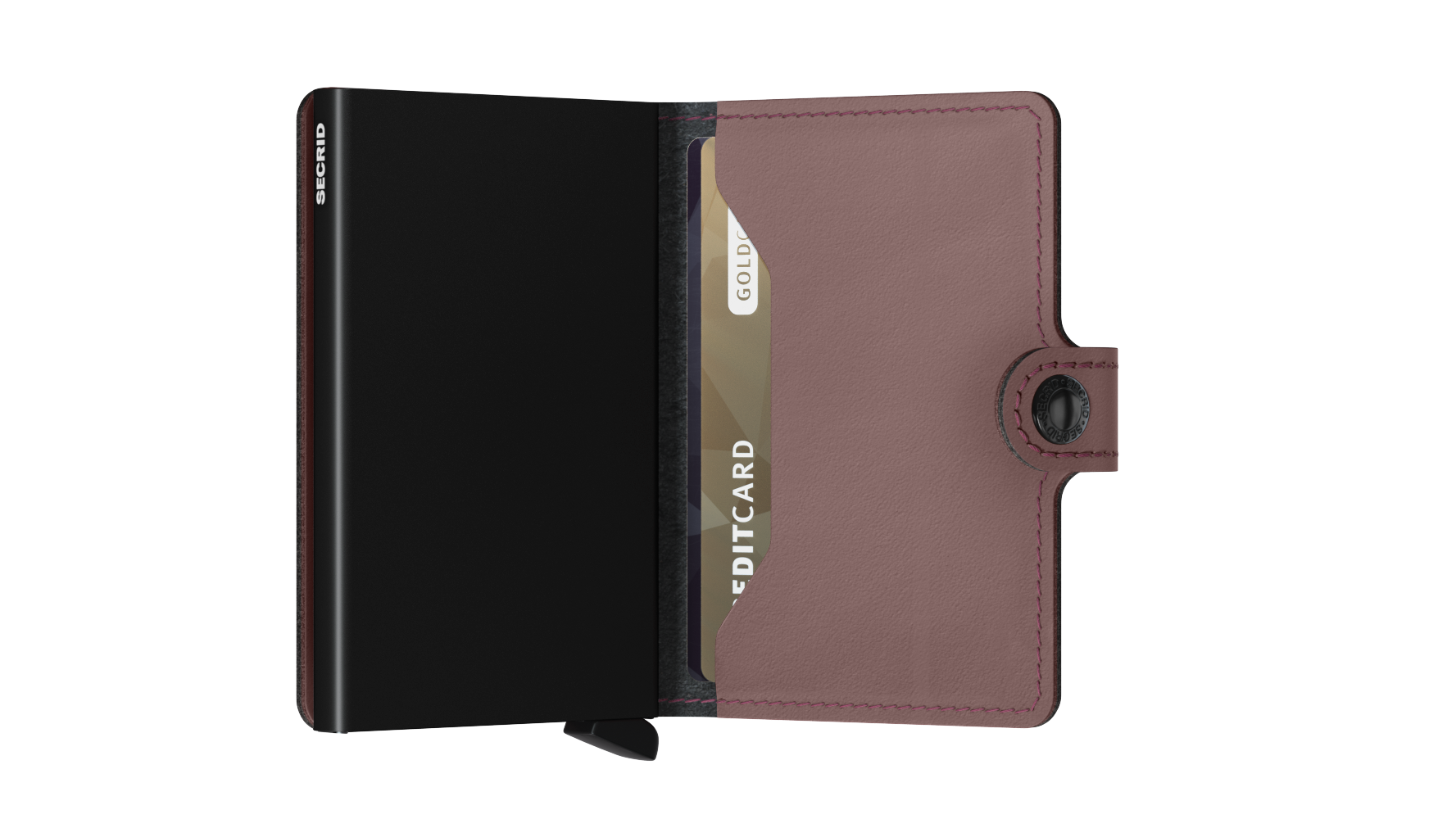 SECRID Miniwallet Matte - Slim RFID Blocking Leather Wallet for Men & Women | Perfect for Travel, Business & Everyday Use