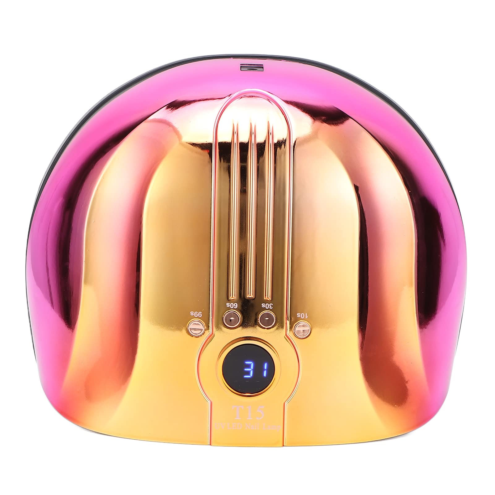 Professional UV Nail Lamp - 48W ABS Plastic LED Nail Dryer with 4 Timer Settings for Gel Polish Curing | Portable for Home & Salon Use | Perfect for Manicures, Pedicures & Nail Art Designs
