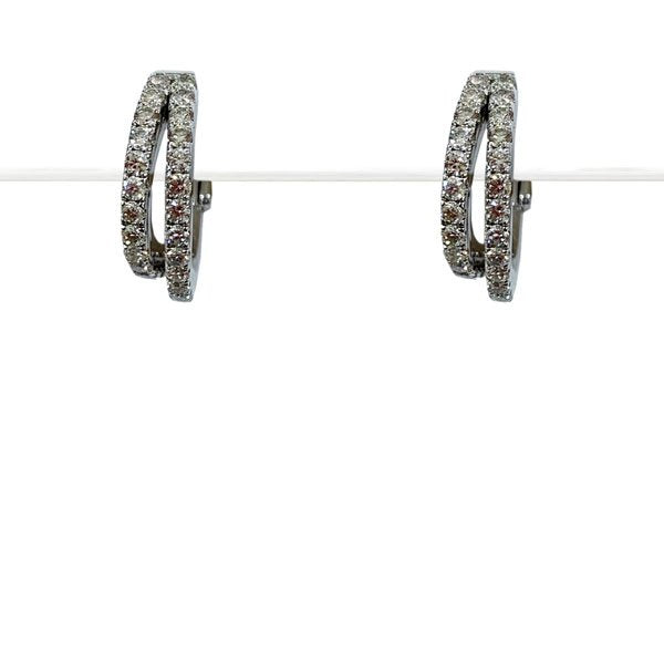 14K White Gold Diamond Stud Earrings for Women - Elegant & Timeless Jewelry Gift for Anniversary, Wedding, or Special Occasion