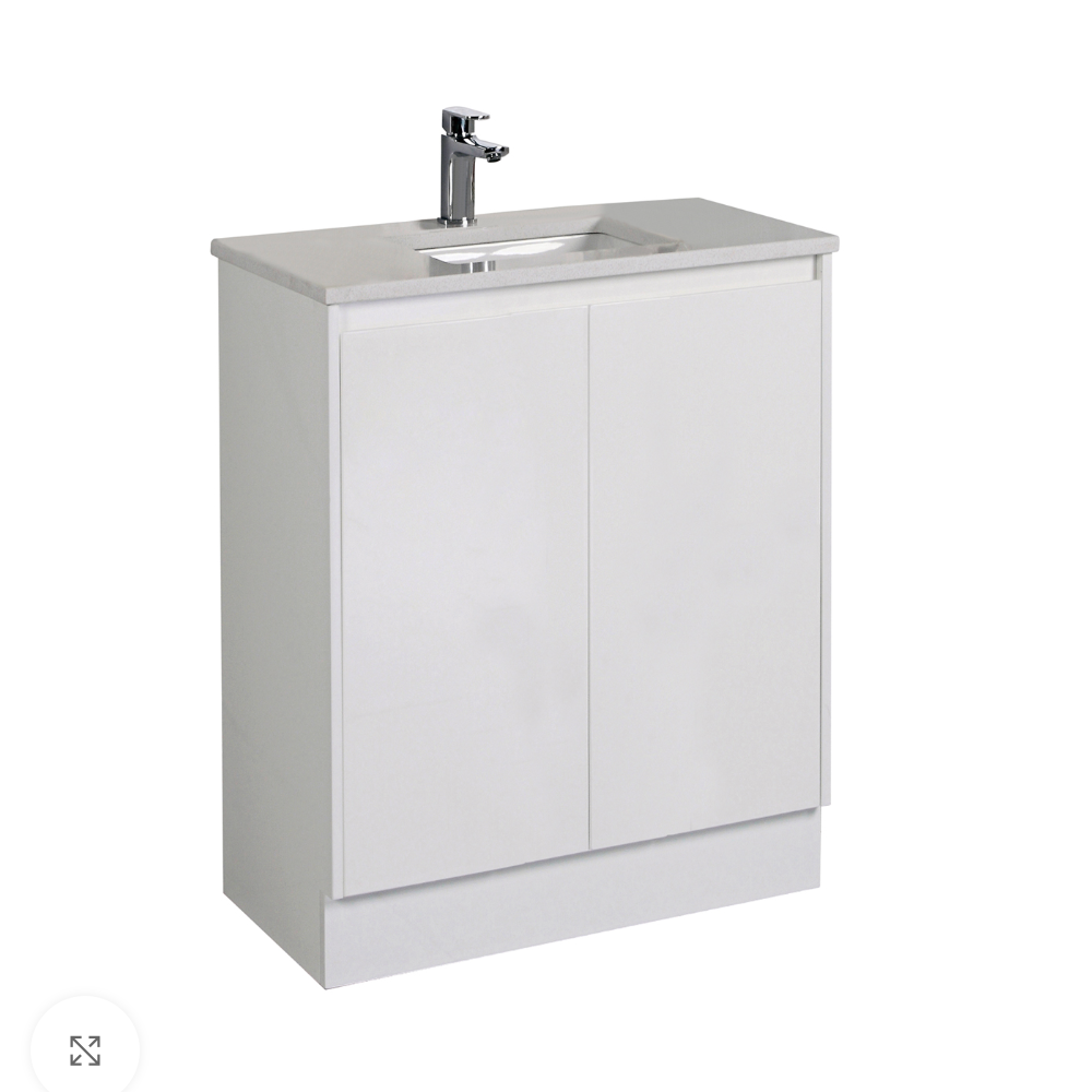 Aulic Alice 24-Inch Floor Standing Bathroom Vanity with Sink - Modern Freestanding Vanity for Bathroom, Powder Room, or Master Suite