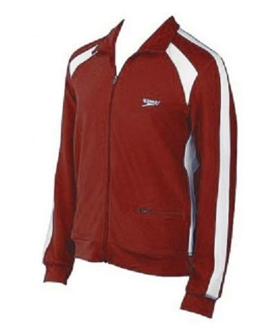 Speedo Expedite Men's Varsity Warmup Jacket - Lightweight Athletic Pullover for Swimming, Running & Gym Workouts