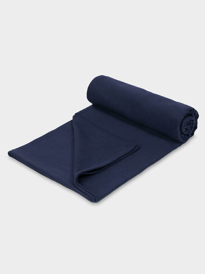 GOTS Certified Organic Cotton Yoga Blanket for Meditation, Hot Yoga, and Home Practice - Eco-Friendly & Soft Yoga Mat Cover