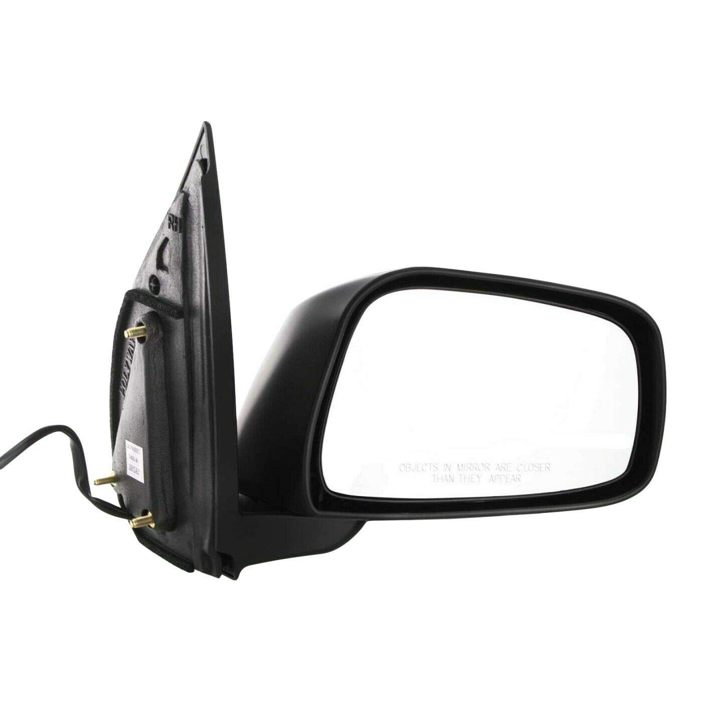 Passenger Side Mirror Replacement - Right Side View Mirror for Trucks, Power & Manual Folding, Textured Black (Part #963019BC9B) - Perfect for Door Repair & Enhanced Road Visibility