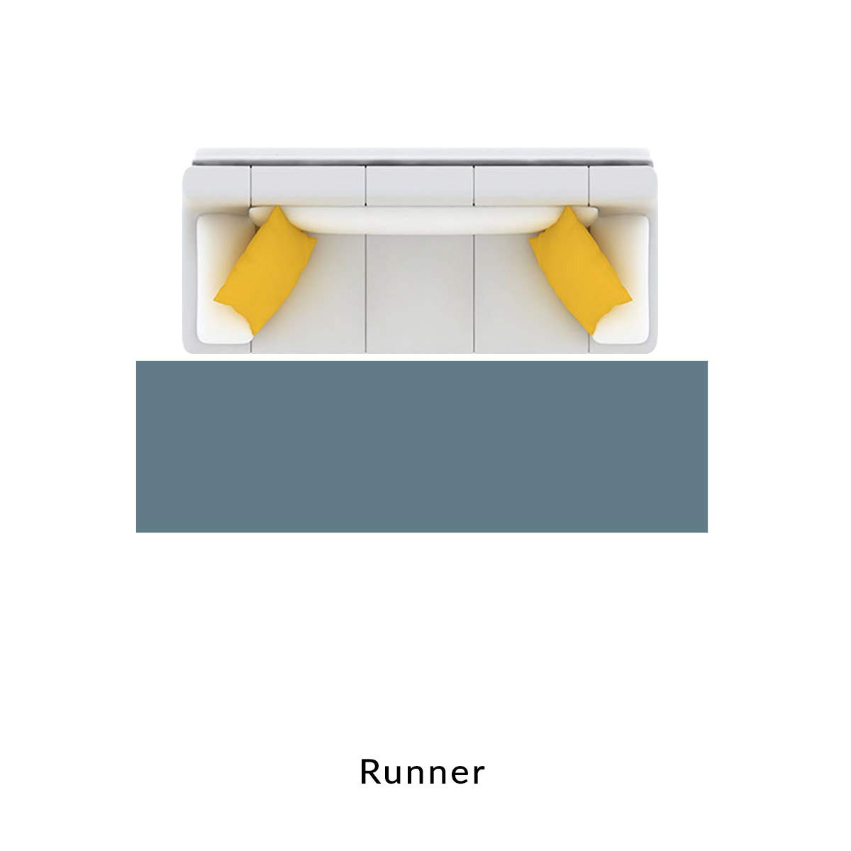 2x8 Hallway Runner Rugs for Walkway, Entryway, Foyer & Kitchen - Modern Non-Slip Carpet - Perfect for High Traffic Areas, Home Decor & Office Spaces - Washable & Durable Floor Mat