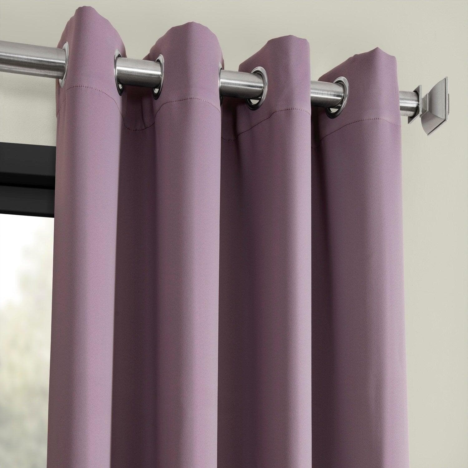 Purple Rain Grommet Blackout Curtains for Bedroom - Thermal Insulated Window Drapes for Home, Nursery & Office (54x84 Inches)