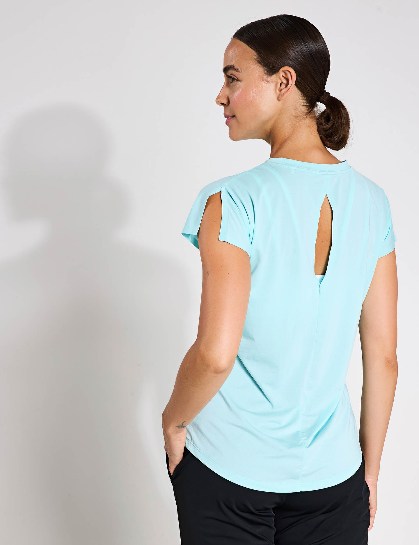 Soft Blue Aina T-Shirt for Women | Comfortable Cotton Tee for Casual Wear, Outfits & Everyday Style