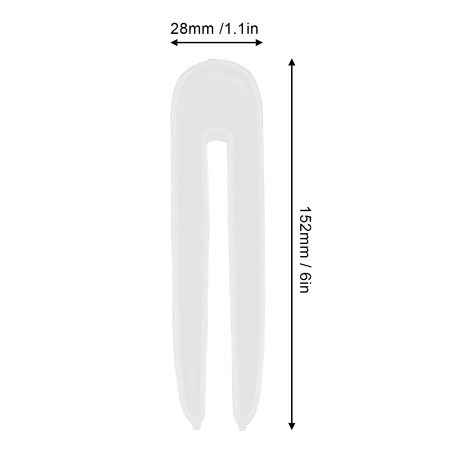 5Pcs Silicone Hairpin DIY Kit - Easy Demoulding Elastic Retro Hair Clips for Household Crafts, DIY Hair Accessories & Creative Projects | Perfect for Hair Styling, Gift Making & Crafting