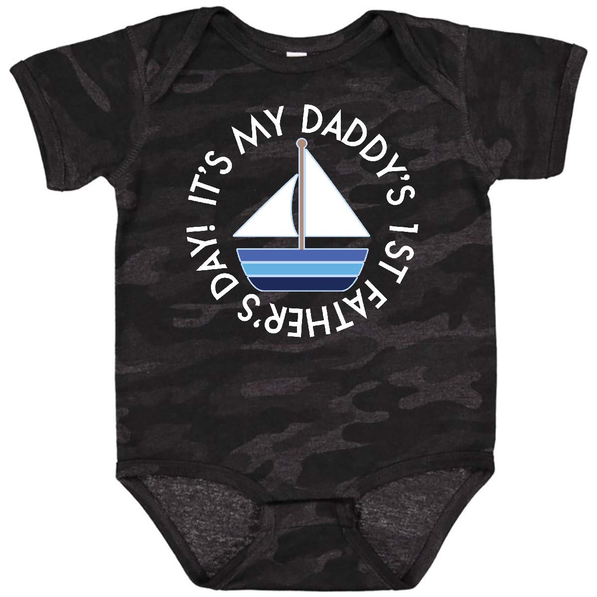 Inktastic First Father's Day Baby Bodysuit - Cute Outfit for Newborns & Infants - Perfect Gift for Dad's First Father's Day - Ideal for Family Photos, Celebrations & Special Occasions
