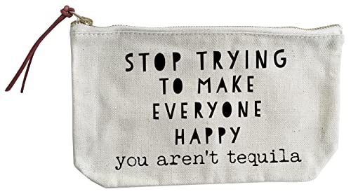 Moonlight Makers Canvas Zipper Pouch - Premium Pencil Case, Makeup Bag & Travel Organizer for School, Cosmetics & Toiletries | Durable Multi-Purpose Storage for Office, College & Vacation Essentials