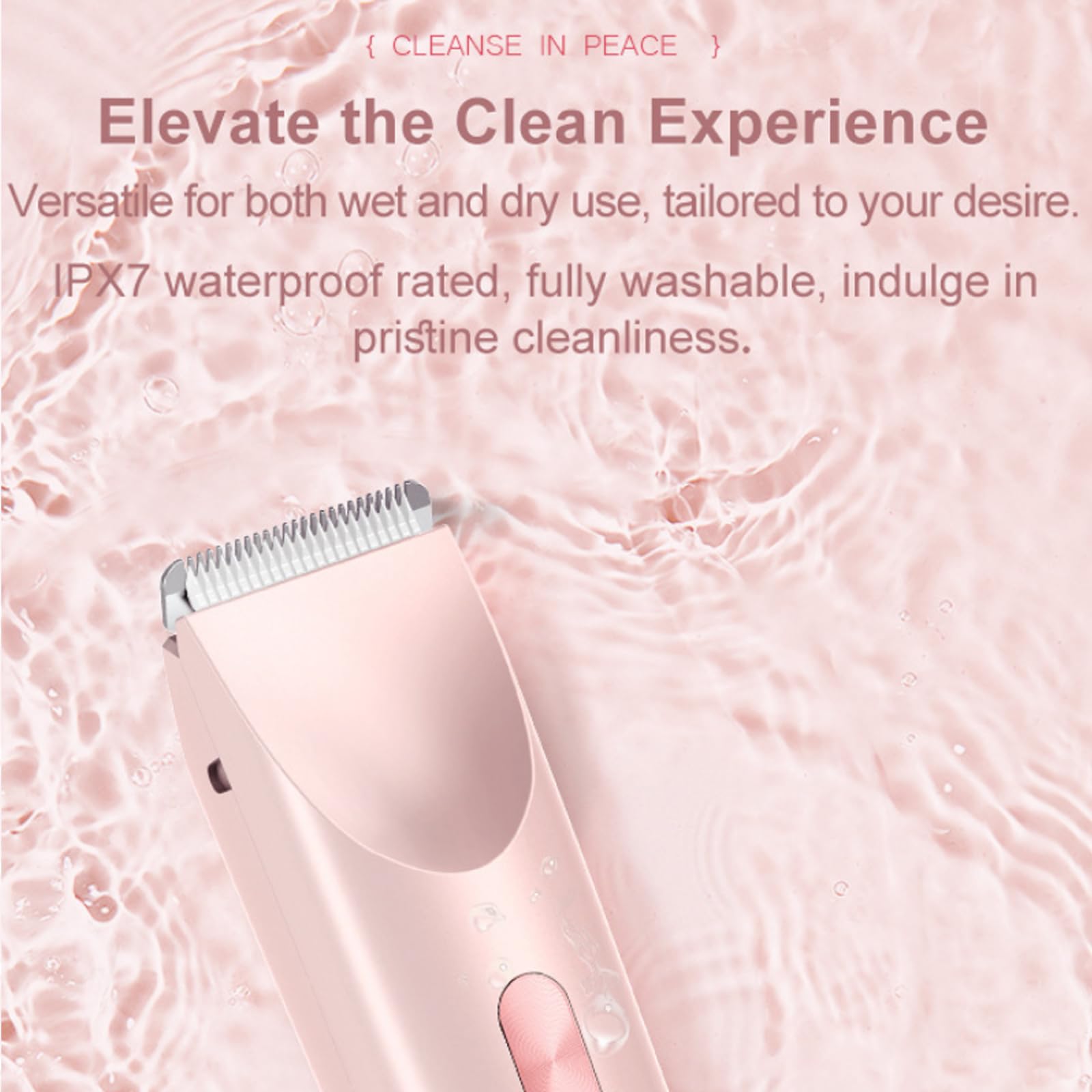 Ezme Ultra Smooth 2-in-1 Electric Shaver & Bikini Trimmer - Waterproof Body Hair Removal for Underarms, Legs, Arms - Purple | Perfect for Travel, Gym & Quick Grooming at Home