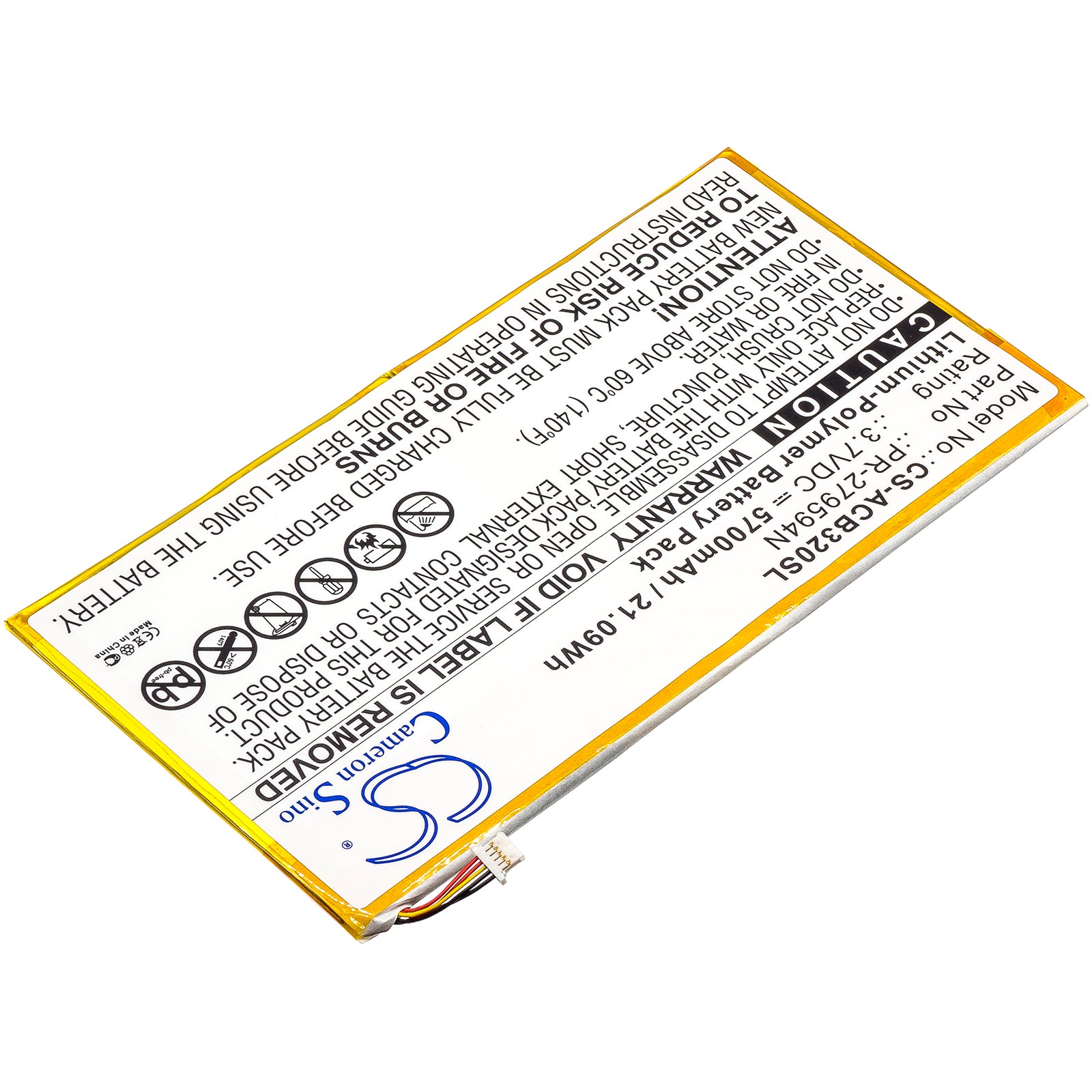 Original Acer Iconia One 10 B3-A20 Tablet Replacement Battery - Compatible with A3 A40/A50/K3HP/A5008/A6003 & B3 A30/K359/K6ZH/B3 A40FHD K1MZ Models - Perfect for Home, Office & Travel Use