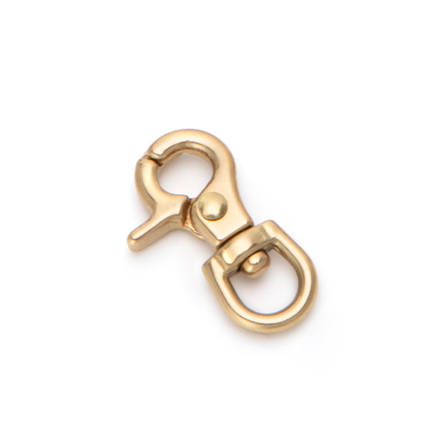 Heavy Duty Brass Trigger Snap Hooks for Bags, Straps & Leathercraft - Outdoor & DIY Use