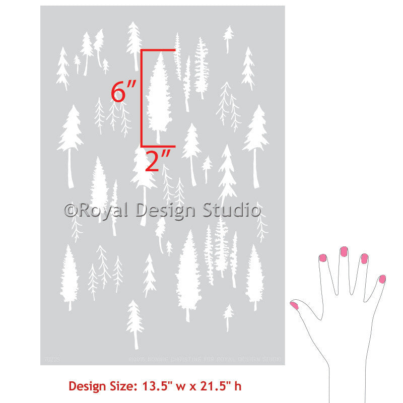 Timberland Bonnie Christine Furniture Stencil - Reusable DIY Wood Painting Template for Home Decor & Crafts | Perfect for Cabinets, Tables, and DIY Projects