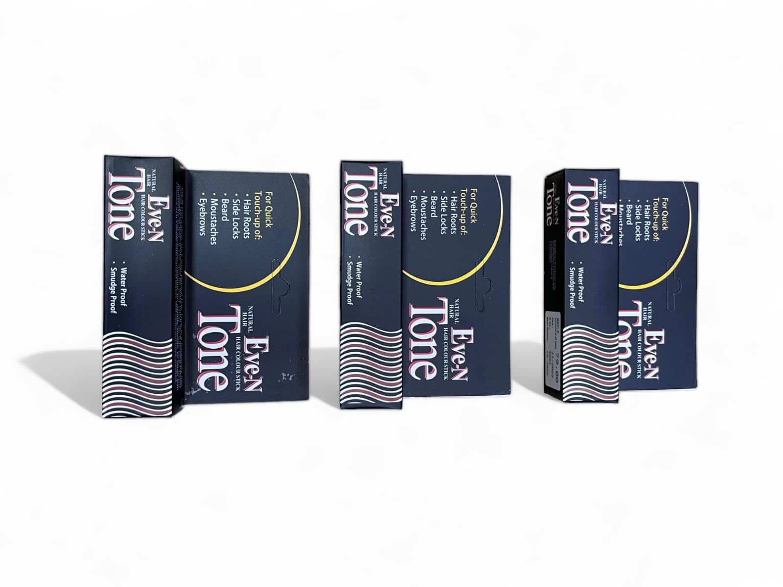 Eve-N Tone Semi-Permanent Hair Dye Stick (Black) - 7g x 3 Pack | SKINCOINCARE Tru Tone Replacement | For Touch-Ups, Roots & Highlights at Home