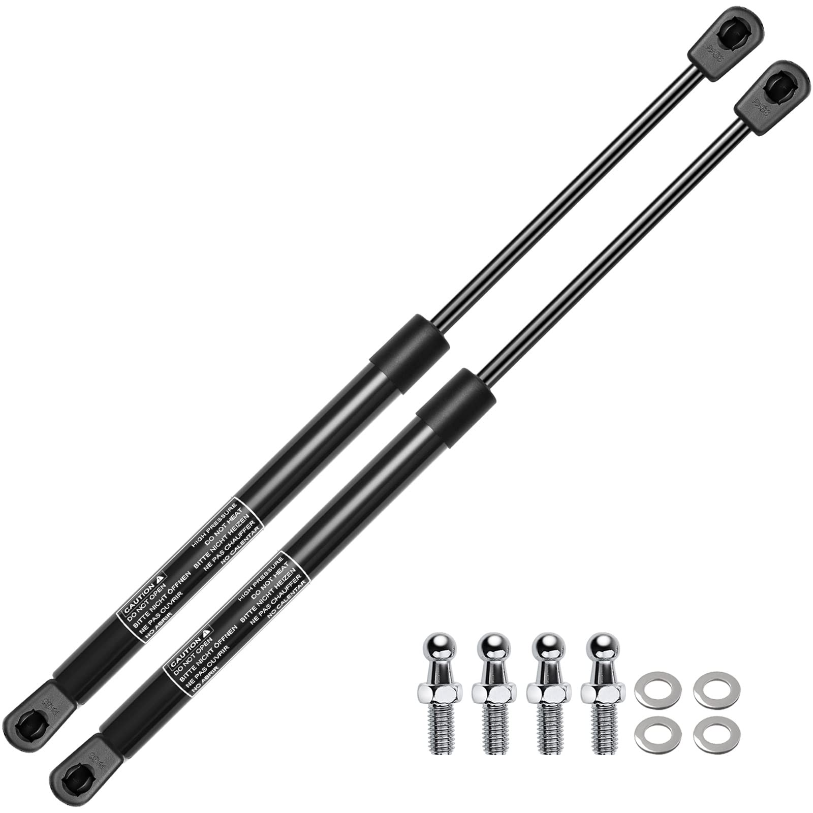 Premium 17.13 Inch 40lb Gas Spring Lift Supports - 2-PC Set for Toolbox, Cabinet, Sliding Window, Storage Bed, Bench Lids, Basement Door & Boat Hatch Replacement | Heavy-Duty Shock Struts for Smooth Opening & Secure Holding