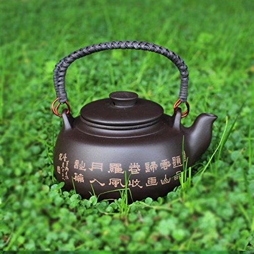 Premium Handmade Purple Clay Teapot with Filter - 700ml Large Capacity Chinese Yixing Teapot for Brewing Oolong, Pu-erh & Green Tea - Perfect for Home, Office & Tea Ceremonies