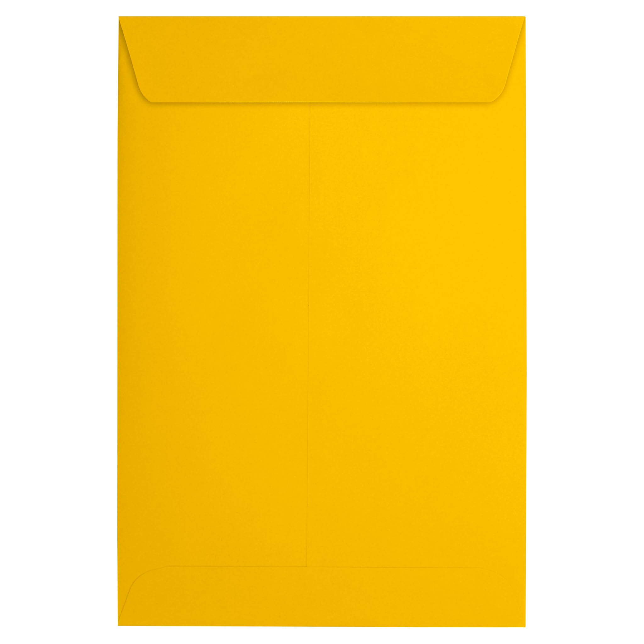 LUXPaper 6 x 9 Open End Envelopes - Peel & Press Seal, Sunflower Yellow, 80lb Text Weight (1000 Count) - Perfect for Wedding Invitations, Business Mailers & Greeting Cards
