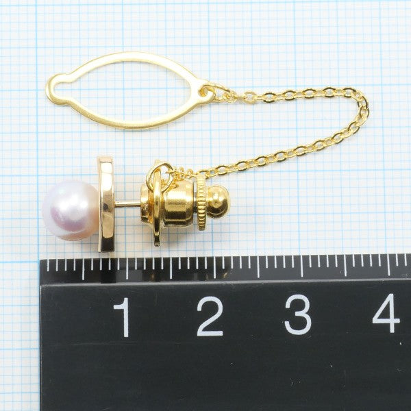 18K Yellow Gold Pearl Pin Brooch for Women - Elegant Vintage Pearl Jewelry Gift for Brides, Prom, Weddings & Special Occasions