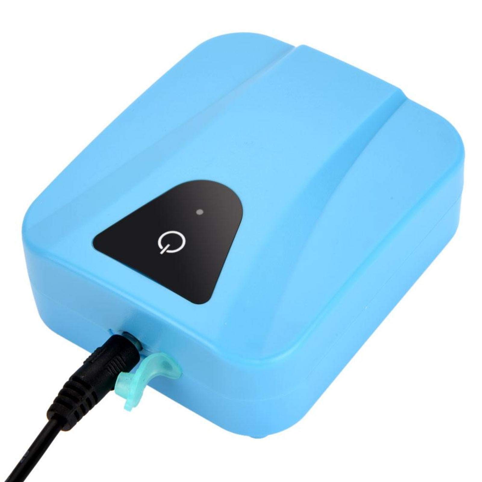 Aquarium Oxygen Pump - Ultra Silent Fish Air Pump for Saltwater & Freshwater Tanks, Outdoor Ponds, Commercial Aquaculture | Portable Oxygenator for Healthy Fish in Home Aquariums, Fish Farms, and Garden Ponds