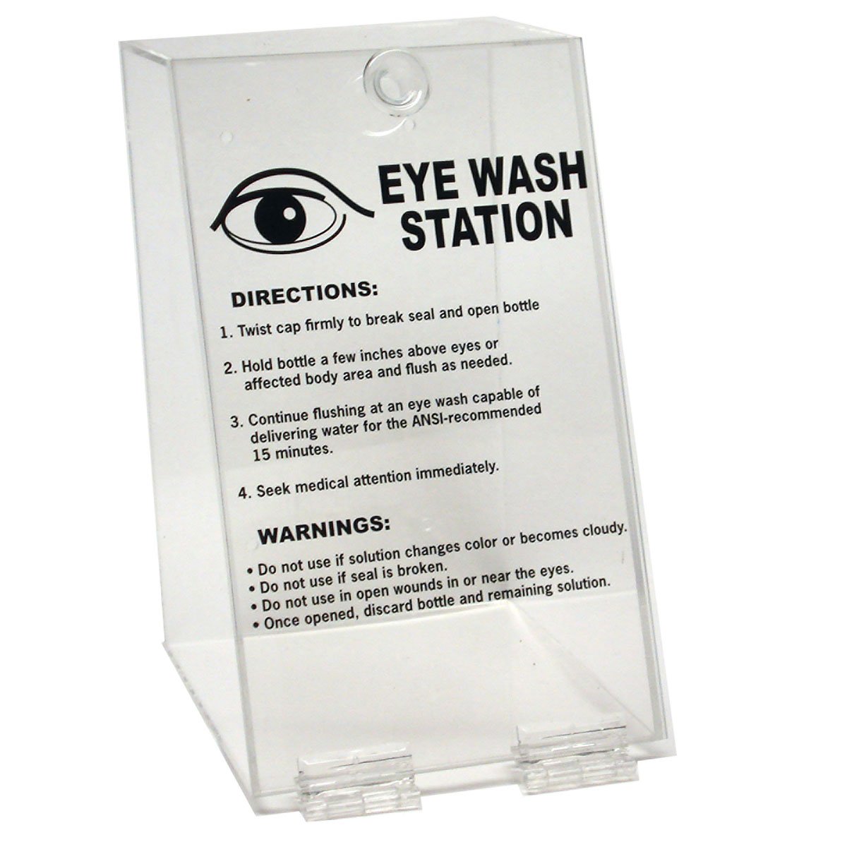 Brady 45796 Single Clear Eye Wash Station - 10