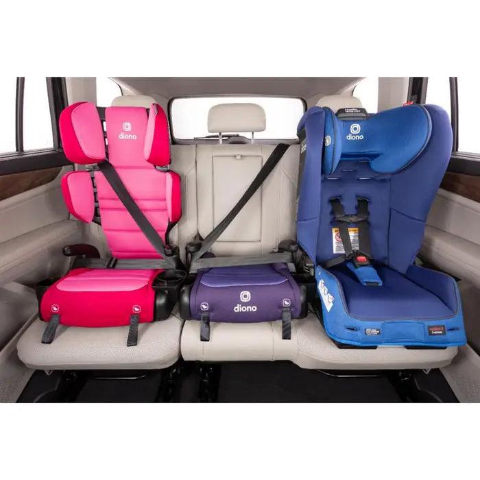 Connect3® RXT 2-in-1 High Back Booster Car Seat for Kids - Convertible Toddler to Big Kid Car Seat with Safety Harness | Perfect for Travel & School Drop-offs