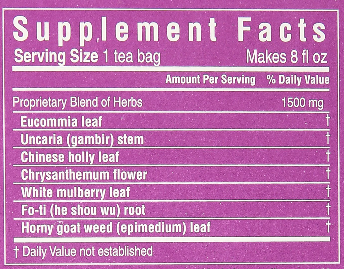 Triple Leaf Herbal Tea Bags for Lowering Blood Pressure - 20 Count - Natural Stress Relief & Heart Health Support - Perfect for Morning Routine or Evening Relaxation