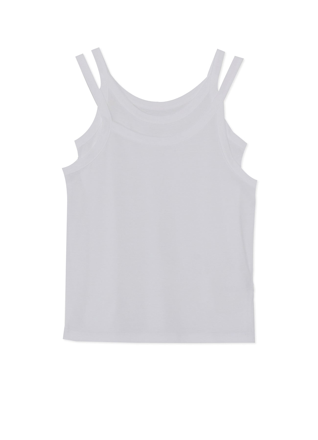 Double Layered Cotton Plain Stitch Camisole - Soft & Breathable Women's Tank Top for Layering, Sleepwear & Casual Outfits