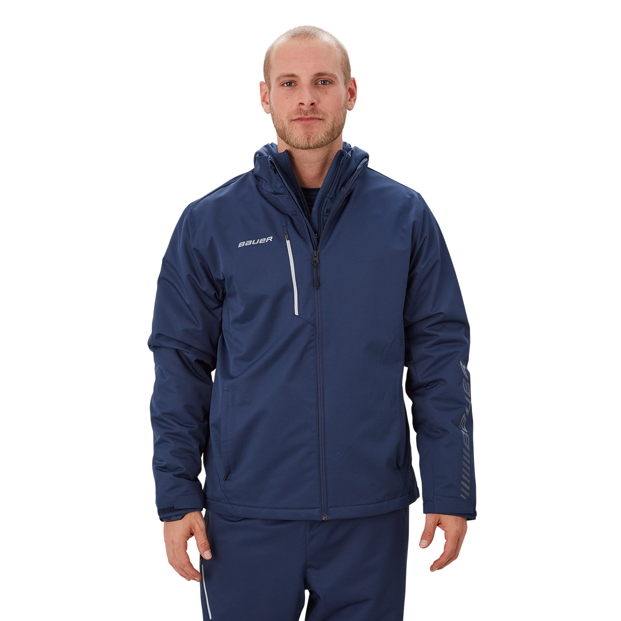 Bauer Hockey Midweight Jacket for Men - Senior Ice Hockey Gear for Training & Outdoor Winter Sports